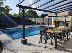 Villa des palmiers - Magnifique villa avec piscine chauffée et terrain de pétanque
